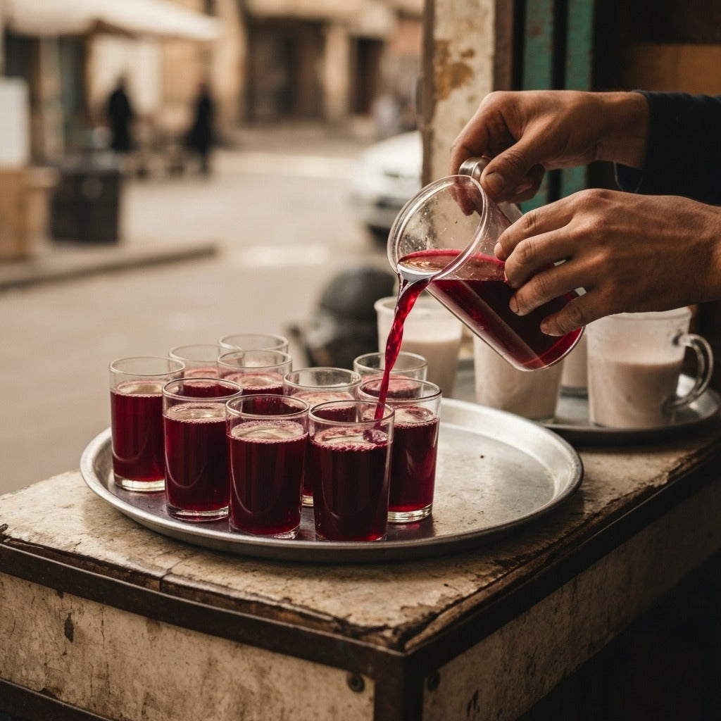 A1E1_Hibiscus Botanical Water Bottle | Egypt Native